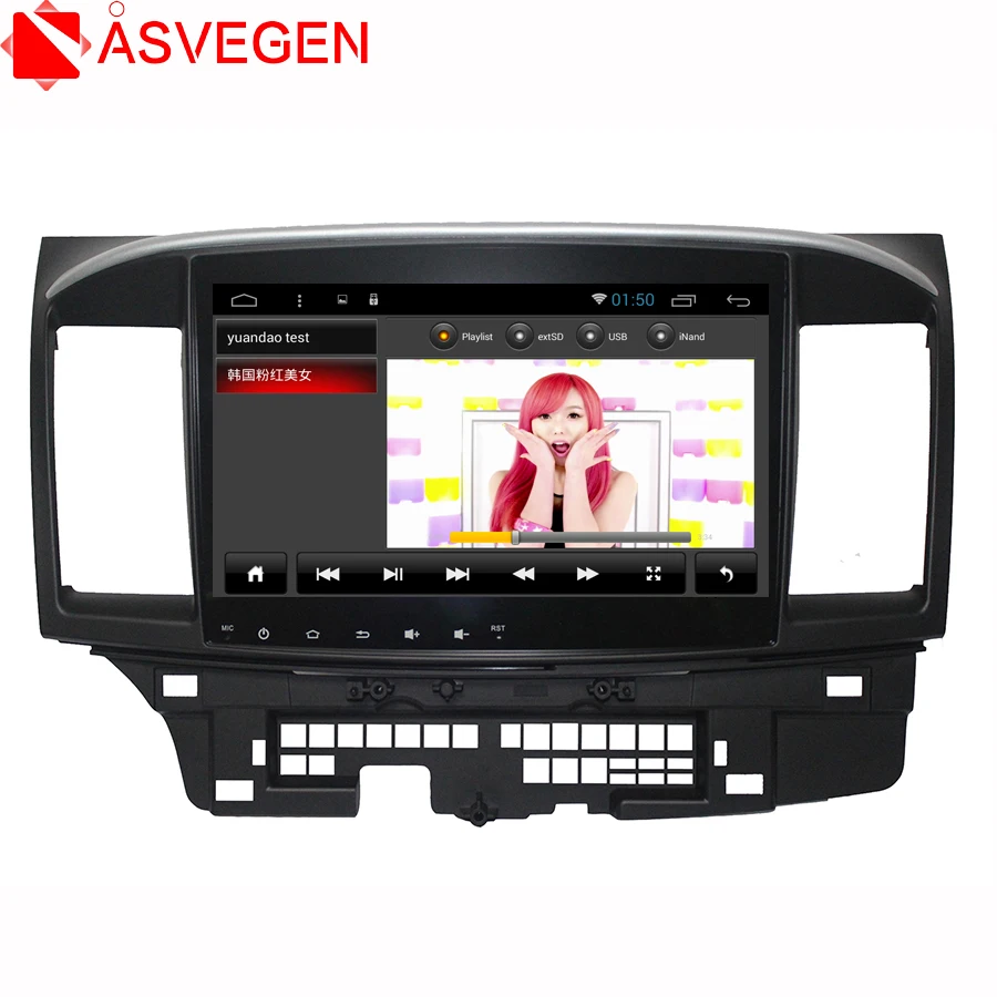 Автомагнитола с восьмиядерным процессором Android 7 1 для Mitsubishi Lancer EX 2010