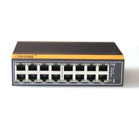 16 ports ethernet switch din rail mounted industrial ethernet switch rj45 connector10100mbps unmanaged ethernet network switch