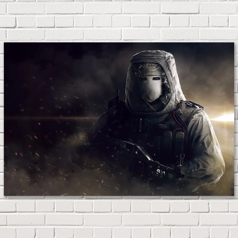 Радуга Six Siege плакат для HD Шелковый Холст Декоративные постеры картина игра картина для спальни стены Искусство принты домашний декор