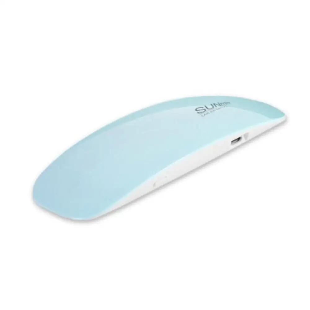 blue Женская мода беспроводная мышь лак для ногтей сушилка мини USB зарядное устройство лампа для ногтей Солнечный свет ногти со светодиодной подсветкой инструмент для искусства машина - Цвет: blue