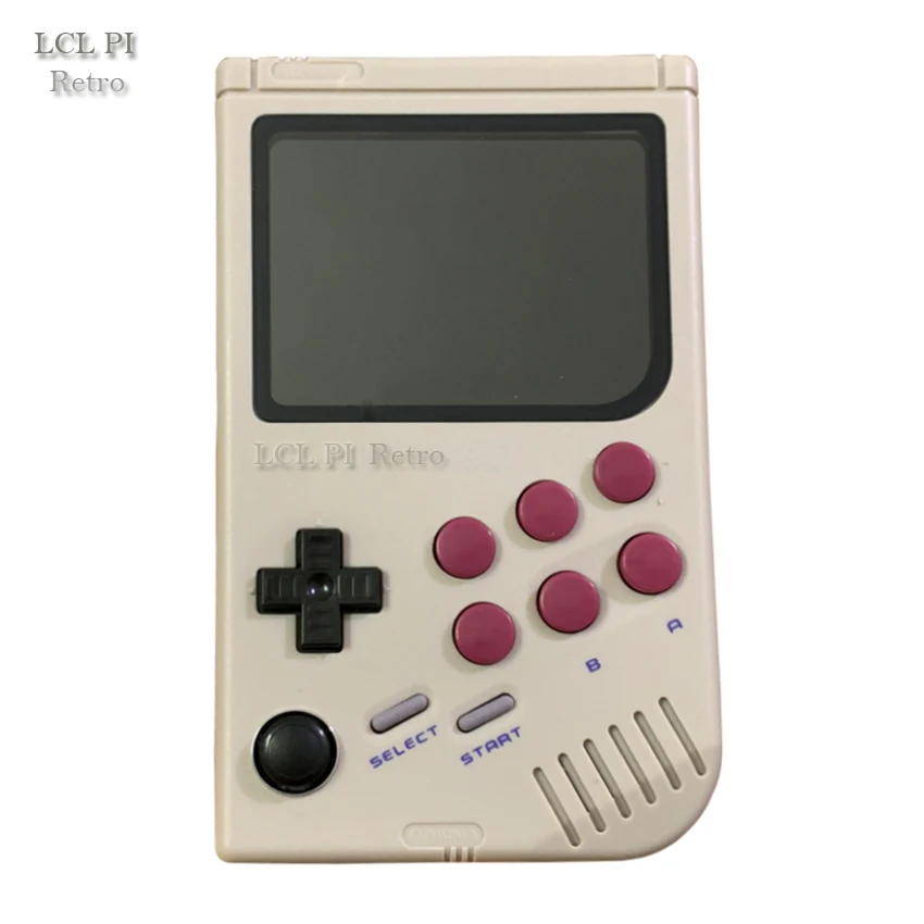 

LCL-Pi Retro Raspberry Pi for gameboy handheld game console with Super IPS / Shock joystick / boy pi 3B/B+ 64G Classic color