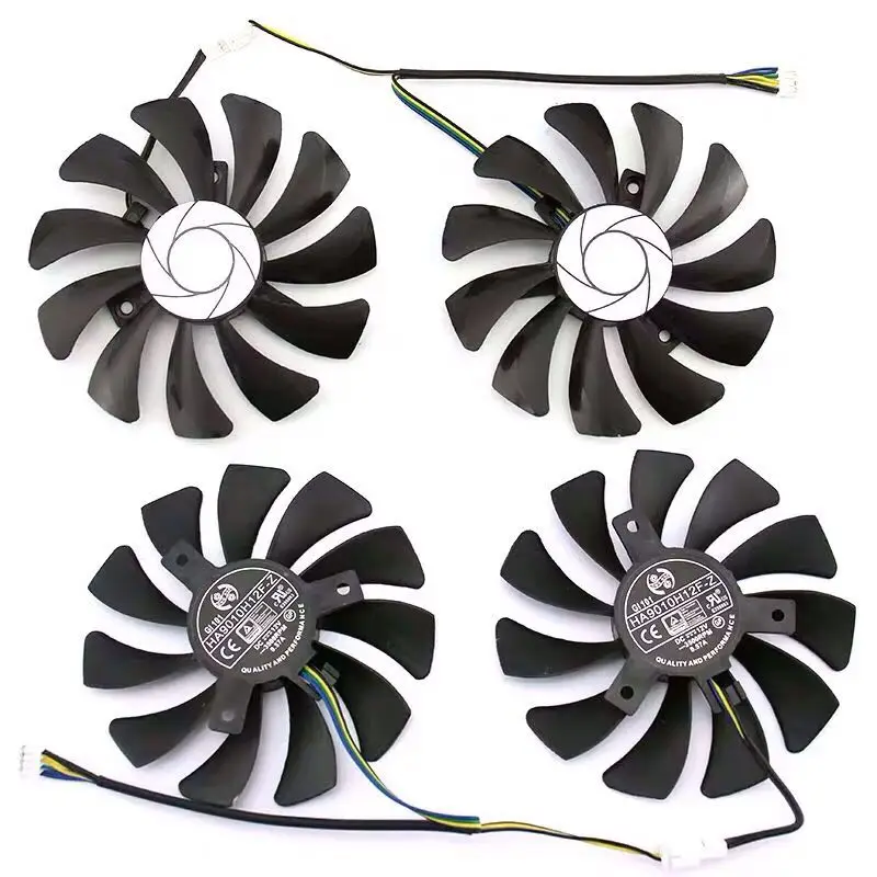 DIY 85 мм Φ 4PIN для XFX RX 560D 570 580 Vega видеокарты кулеры ПК|Охлаждающие подставки