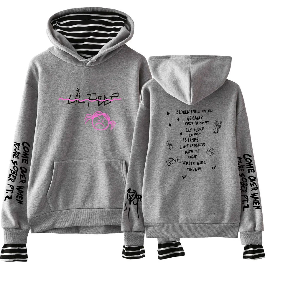 Lil Peep Love толстовки с капюшоном певица для женщин мужчин Кофты Уличная Harajuku