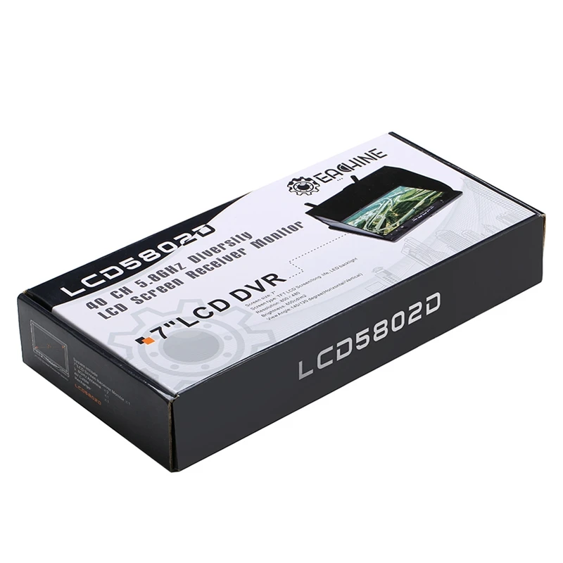 Новинка Нибиру LCD5802D 5802 5.8 Г 40CH 7 дюймов FPV-системы Мониторы с DVR встроенный