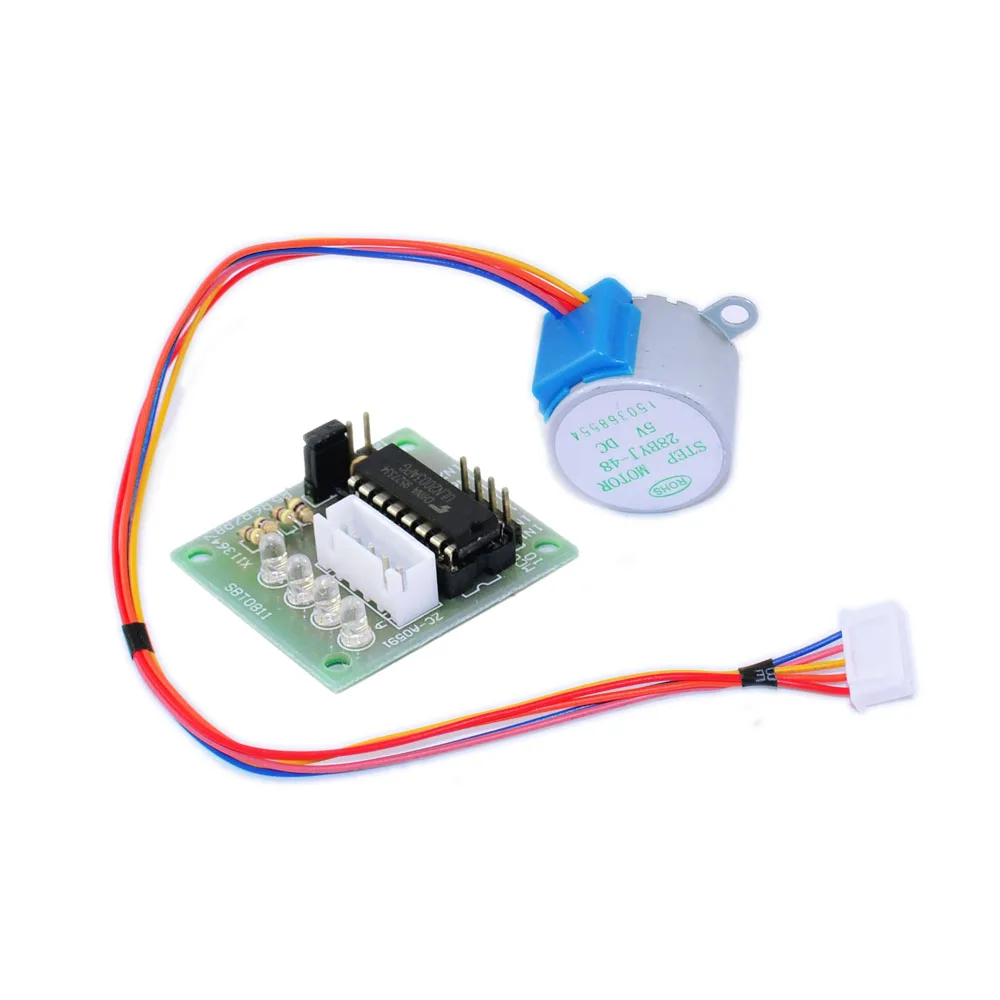 Пятиполосная четырехфазная плата шагового двигателя UL2003 тестовая для arduino |