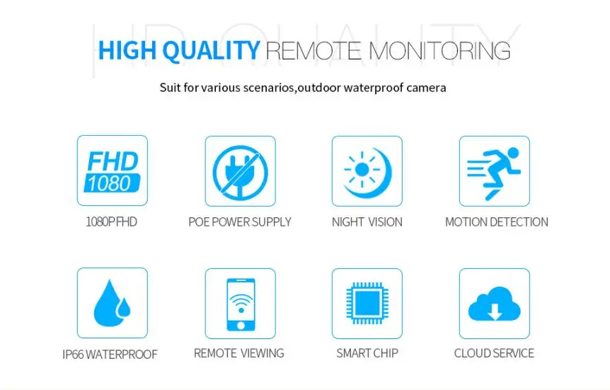 Vstarcam POE ONVIF водонепроницаемая IP66 наружная камера видеонаблюдения HD POE 1080P 2MP Пуля IP камера IR CUT ночного видения eye4 приложение