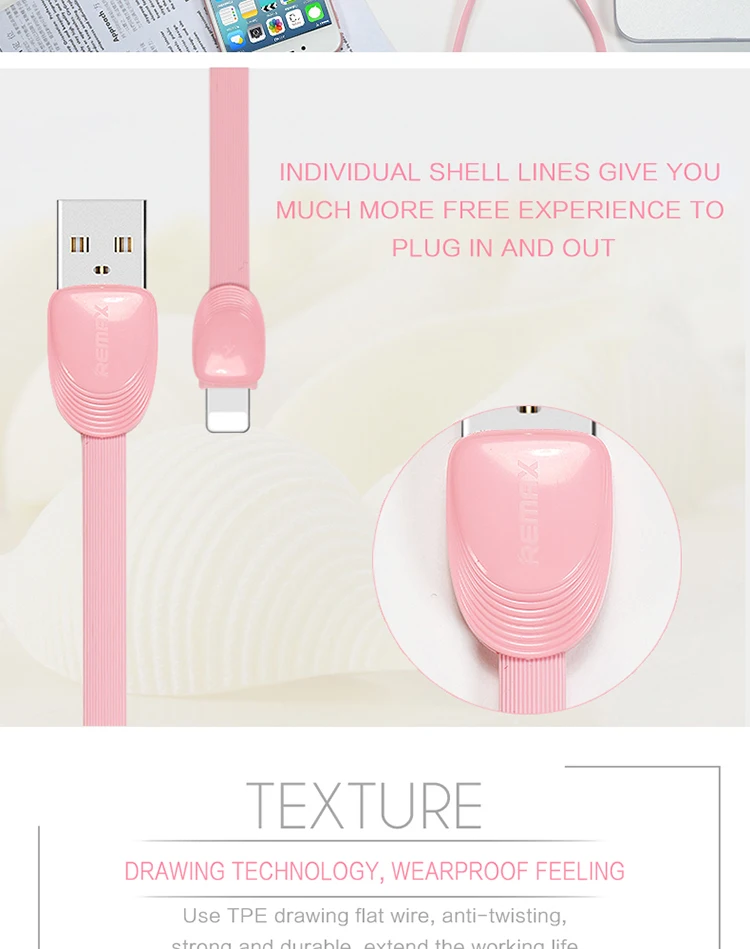REMAX Shell RC-040i USB кабель для передачи данных для iPhone Xs max XR X 8 7 6 8s 7s 6s plus 5 5S SE iPad air 2 mini 2A кабель для быстрой зарядки