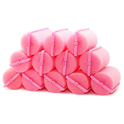 6 шт. Пряжка мягкая губка пена для завивки волос ролик легко завивка Стайлинг