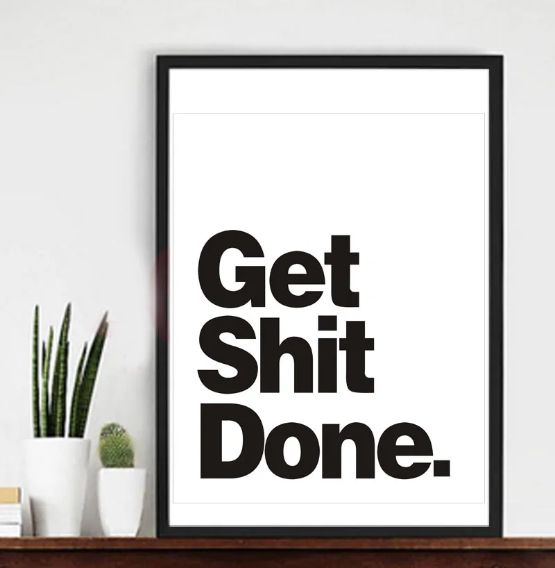 Настенный постер с принтом A4 для украшения дома и офиса рамка в комплект не