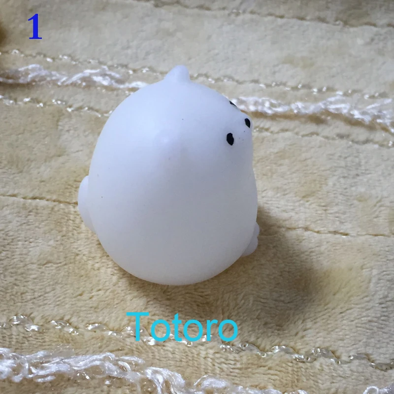 Игрушка для снятия стресса, тревога, 3D, милый, мягкий, силиконовый, сделай сам, мягкий, Япония, мультяшный Тоторо, коала, ленивый кот, кролик, слон, печать, панда