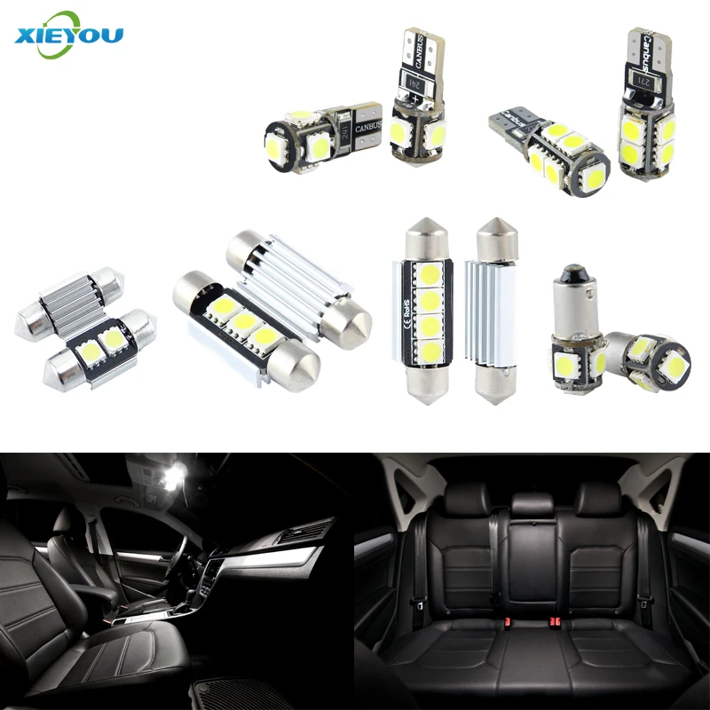 Семейный комплект осветительных приборов 18 шт. для VW Touareg (2004 2007)|interior light|led light