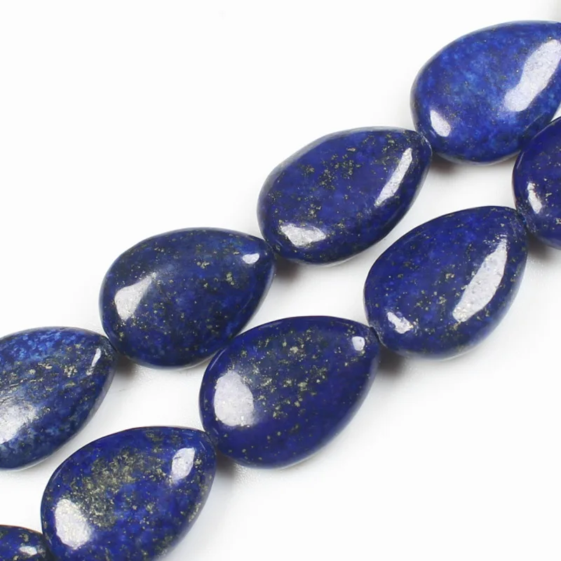 13x18mm 21pcs Лазурит капли воды 13x18,15x20,18x25 мм бусины в форме 15 дюймов, для рукоделия ожерелье браслет для изготовления ювелирных изделий - Цвет: 13x18mm 21pcs