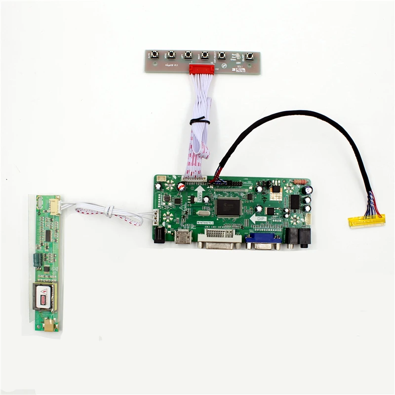 VGA HDMI DVI аудио ЖК-дисплей плата контроллера HDMI-Совместимость с сенсорным экраном