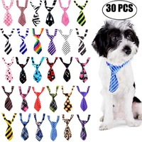 5102030pcs pet ties adjustable dog necktie handsome cat grooming supply lovely bow tie for pets polyester silk dog collar