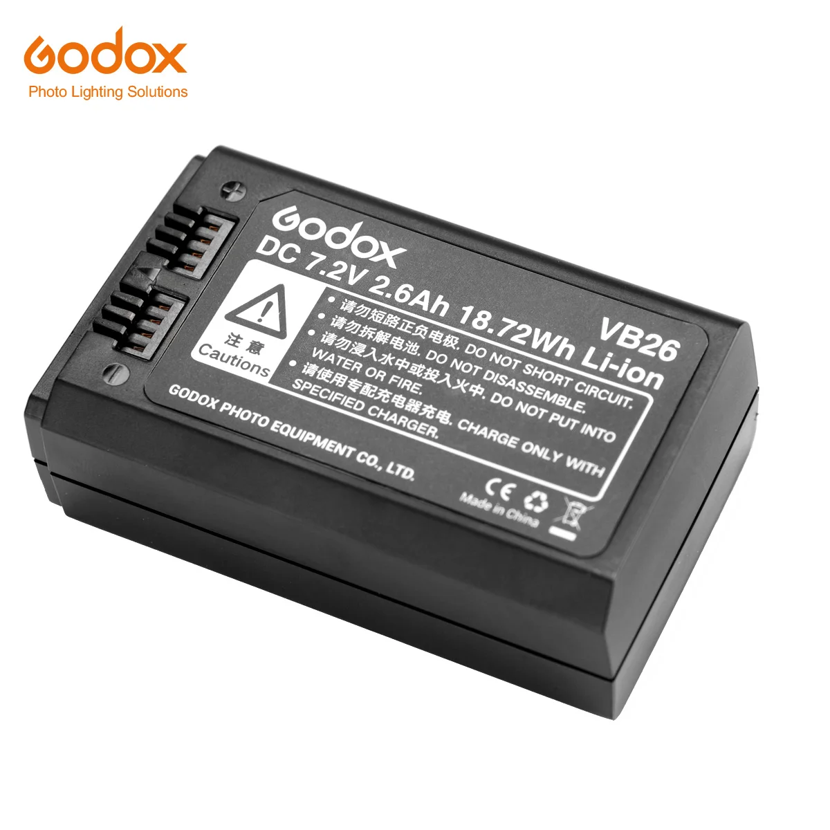 Вспышка Godox VB26 для V1 V1C V1N V1S V1F V1O V1P Speedlite|Аксессуары вспышек| |