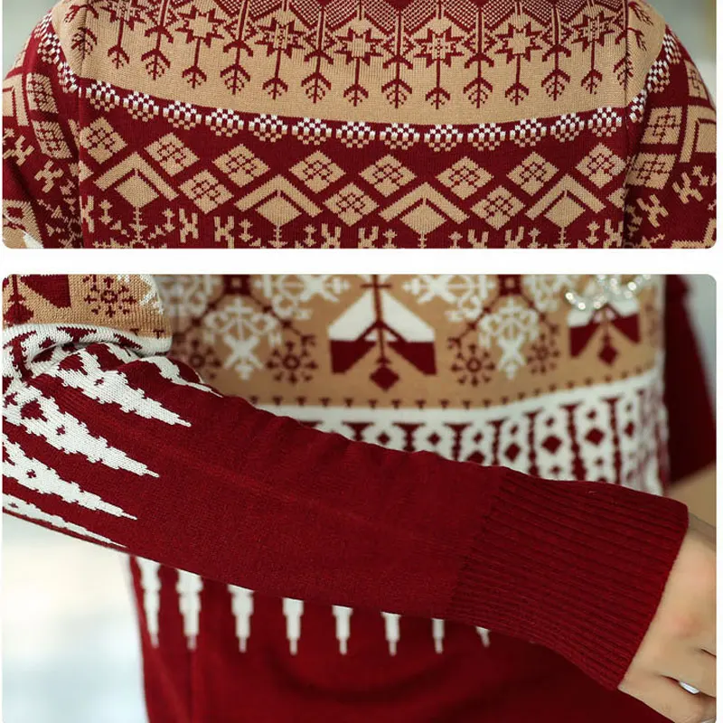 2018 для женщин длинный трикотаж свитеры платья зима теплая водолазка пуловеры