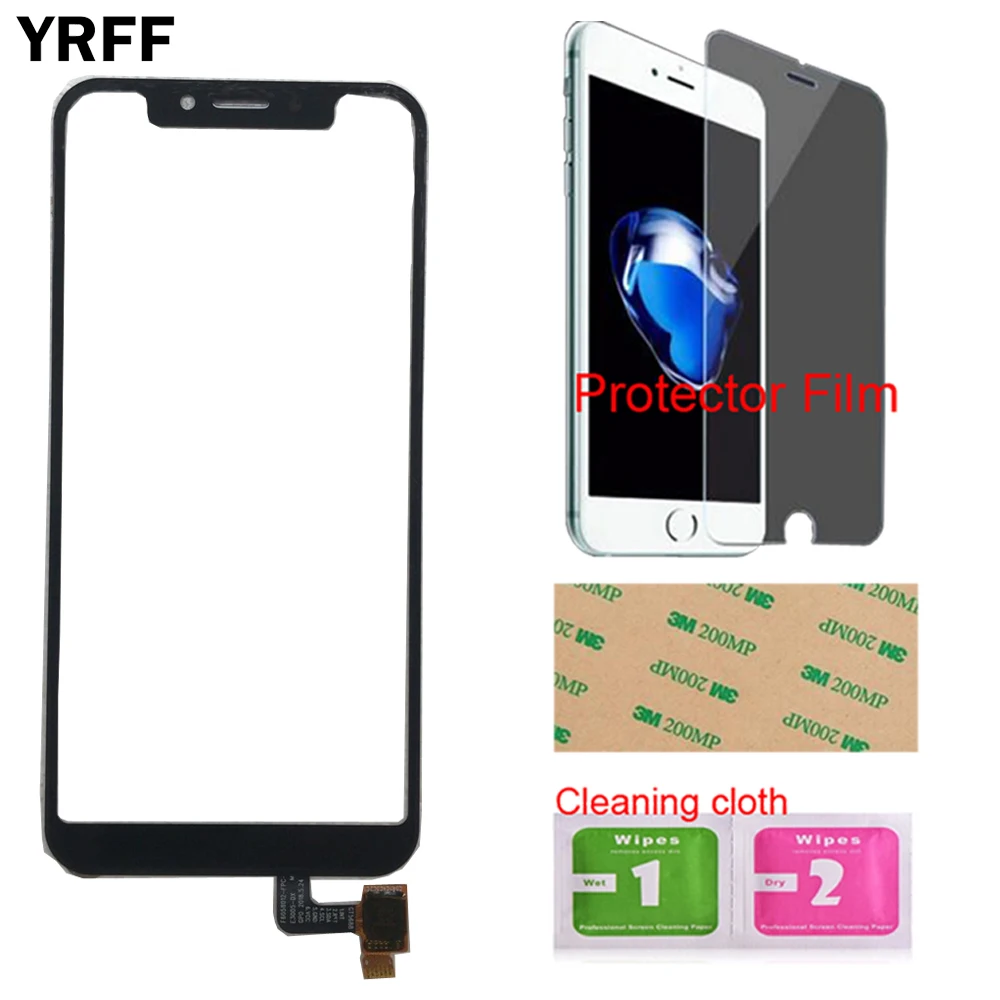 Black With Tools Мобильный сенсорный экран для Elephone A4/A4 Pro Сенсорный экран дигитайзер сенсорный экран сенсор стекло инструменты сотовый телефон клей - Цвет: Black With Tools