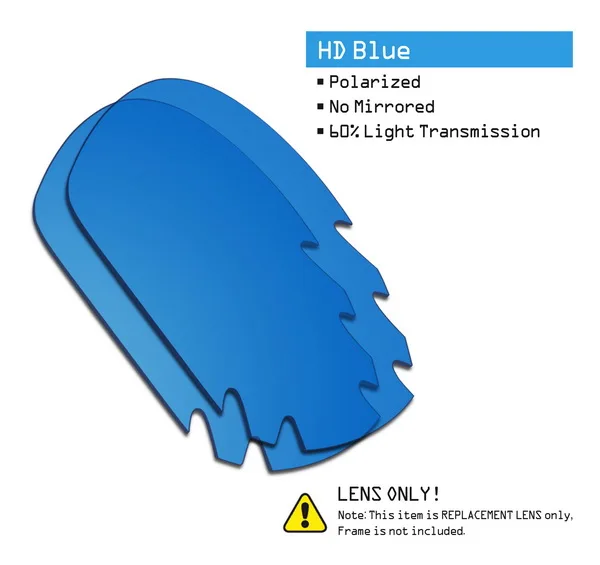 HD Blue SmartVLT поляризованные Сменные линзы для солнцезащитных очков с вентилируемым отверстием от Oakley jawbone-несколько вариантов - Цвет линз: HD Blue