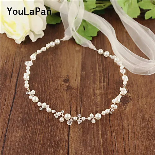 ivory organza YouLaPan SH03 серебряные со стразами Свадебные ремни ручной работы тонкие ремни для платья жемчужные свадебные пояса для свадебных аксессуаров - Цвет: ivory organza