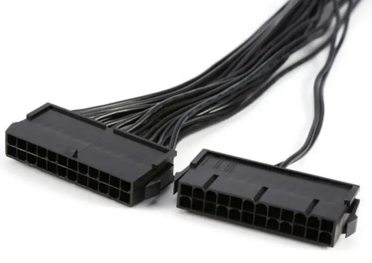 100 шт. двойной блок питания 24 P 30 см (20 + 4) pin ATX материнская плата адаптер разъем