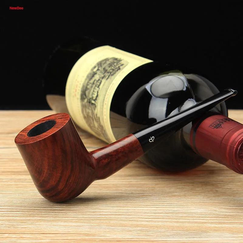 

NewBee 2 Colors 100% Imported Briar Wood 9mm Filter Straight Type Good Tobacco Pipe for Masculine Gift with Free 10 Gifts aa0003
