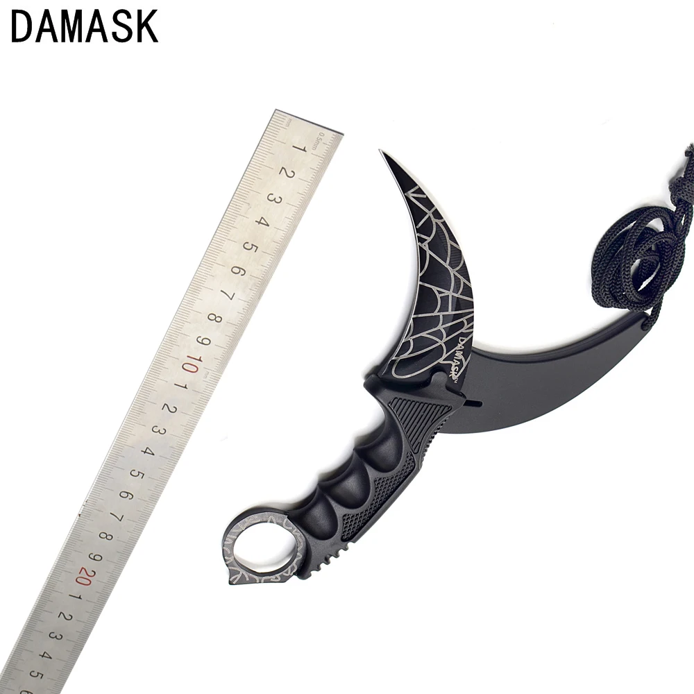 Удивительный дизайн бренда Damask счетчик Strike CSGO Karambit нож профессиональный набор