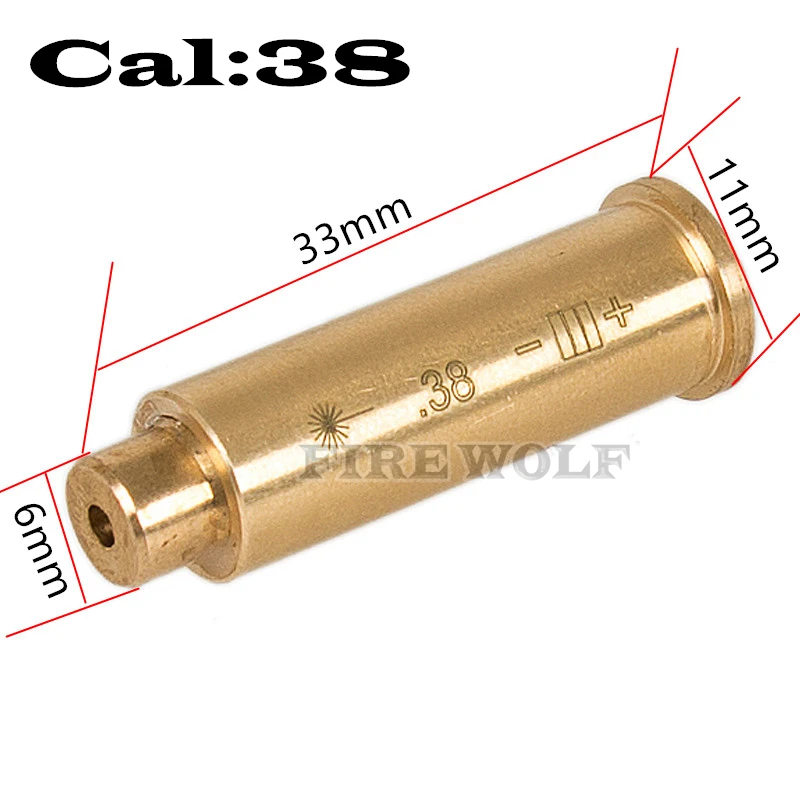Огонь волк охота лазерный прицел красного цвета Cal.308. 45. 38. 30 Cal 7 мм 8 9 Cal.303 300 30win
