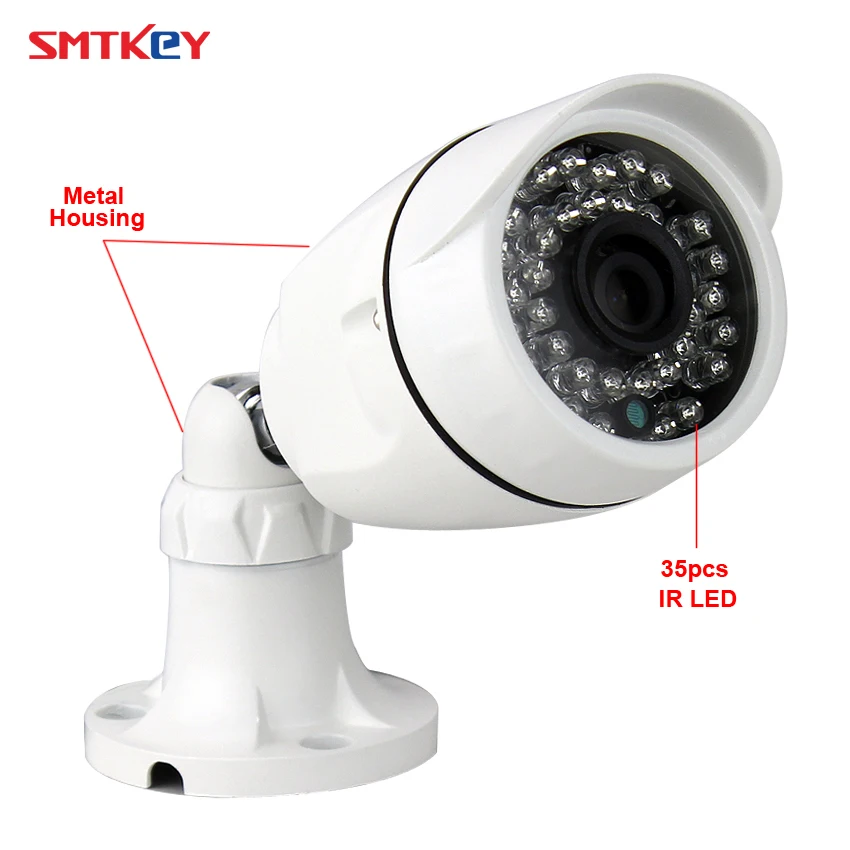 SMTKEY 1200TVL аналоговая водонепроницаемая внутренняя и наружная система