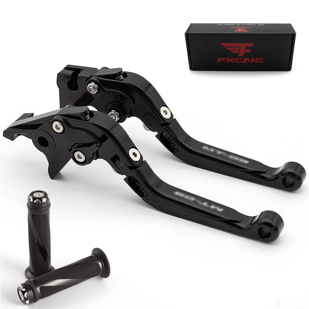 Black Lever Grip Логотип Hornet для Honda CB599 CB600 HORNET 600 1998-2006 1999 CNC складной выдвижной тормозной рычаг сцепления мотоцикла+ ручки - Цвет: Black Lever Grip