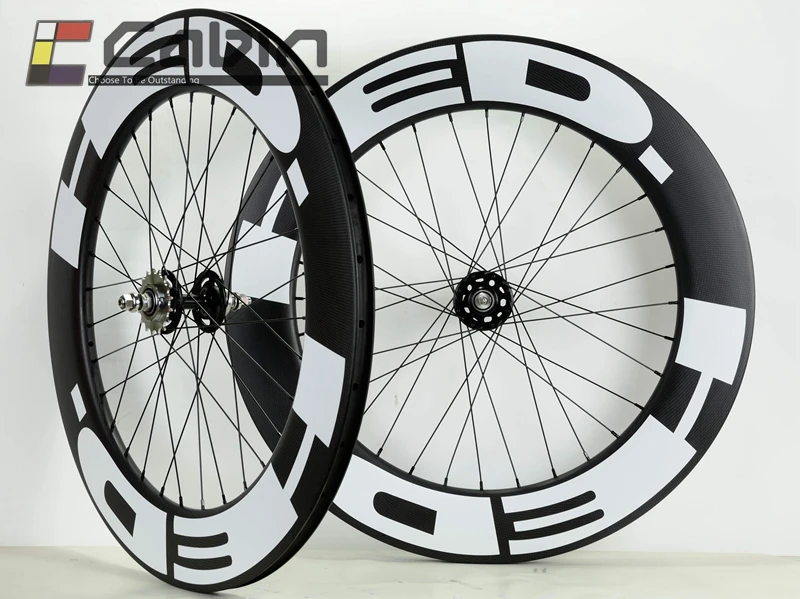 Только 20 комплектов карбоновые колеса HED track bike 88 мм клинчерные/трубчатые 700C