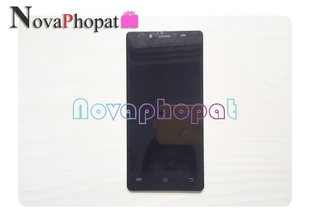 

Novaphopat Black Touchpad For BQ BQS-5060 BQ-5060 Slim LCD Screen Display with Touch Screen Digitizer Panel Sensor Full Assembly