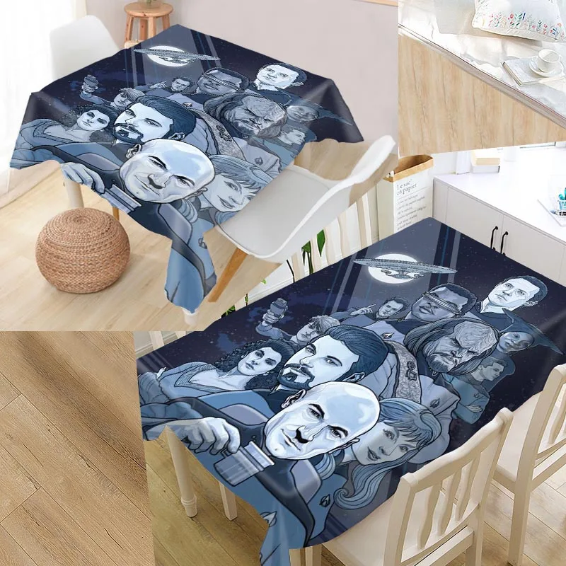 

Custom Breaking Bad Table Cloth Oxford Fabric Rectangular Waterproof Oilproof Table Cover Family Party Tablecloth