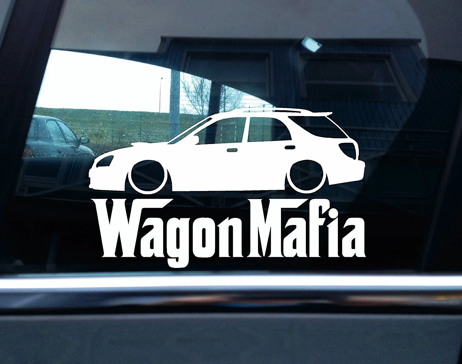 Для опущенного вагона мафиозного автомобиля Наклейка на основе Subaru Impreza Blob Eye WRX