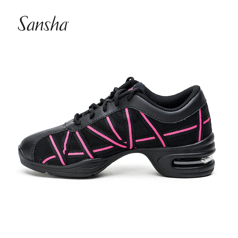 Sansha 2017 новые парусиновые Танцевальные Кроссовки с воздушной подушкой для женщин