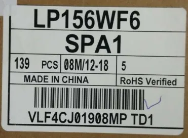 Для Toshiba Satellite P55W C5200 ЖК светодиодный экран LP156WF6 SPA1 (SP) (A1) оригинальный новый|lp156wf6