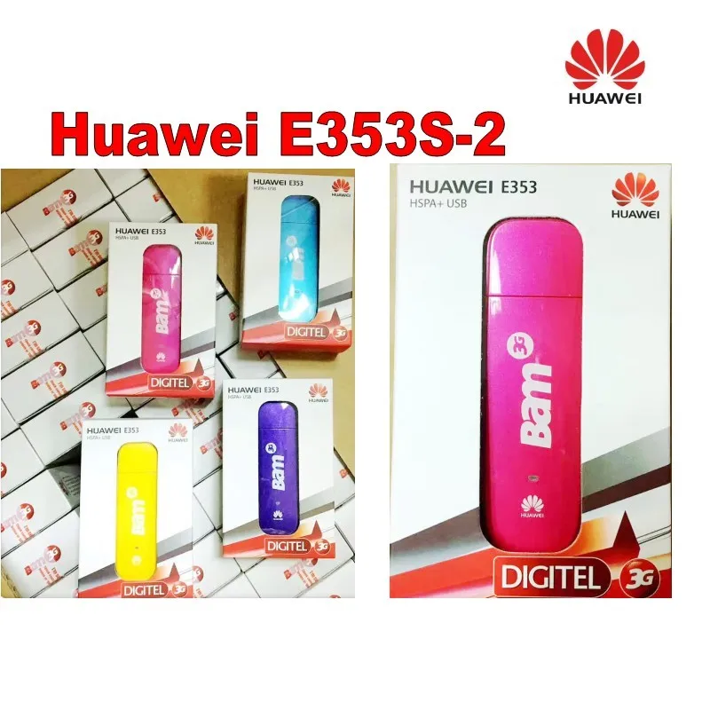Lot of 200pcs Original Unlocked Huawei E353 3G Wireless Modem 21M USB Stick,DHL shipping