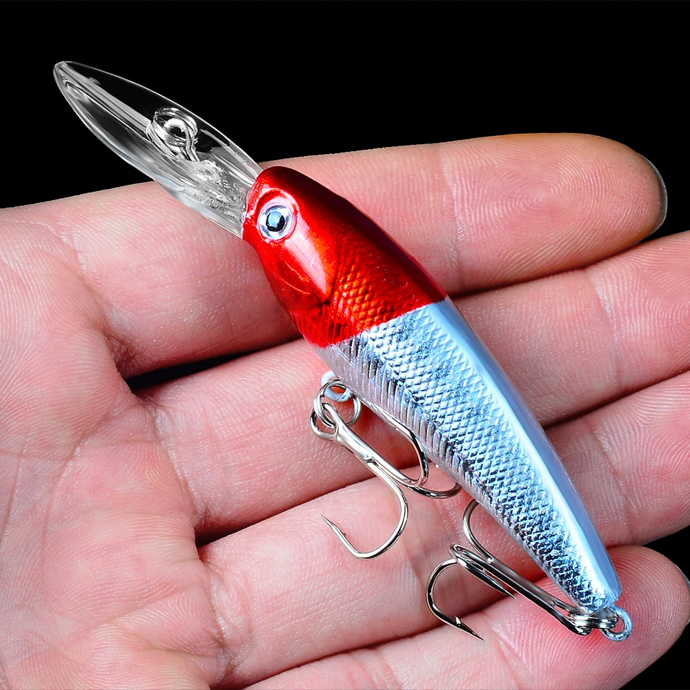 Sunlure 1 шт. жесткая плавающая приманка Minnow для рыбалки 3 54 9 см Жесткая 10 цветов 8 г 0 29