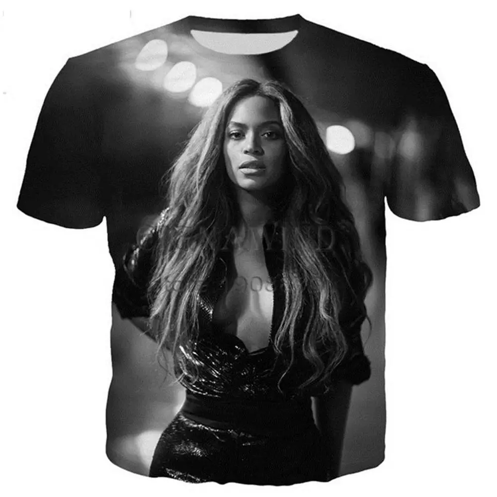 Новая модная футболка Beyonce в стиле хип хоп для мужчин и женщин с 3D принтом новые