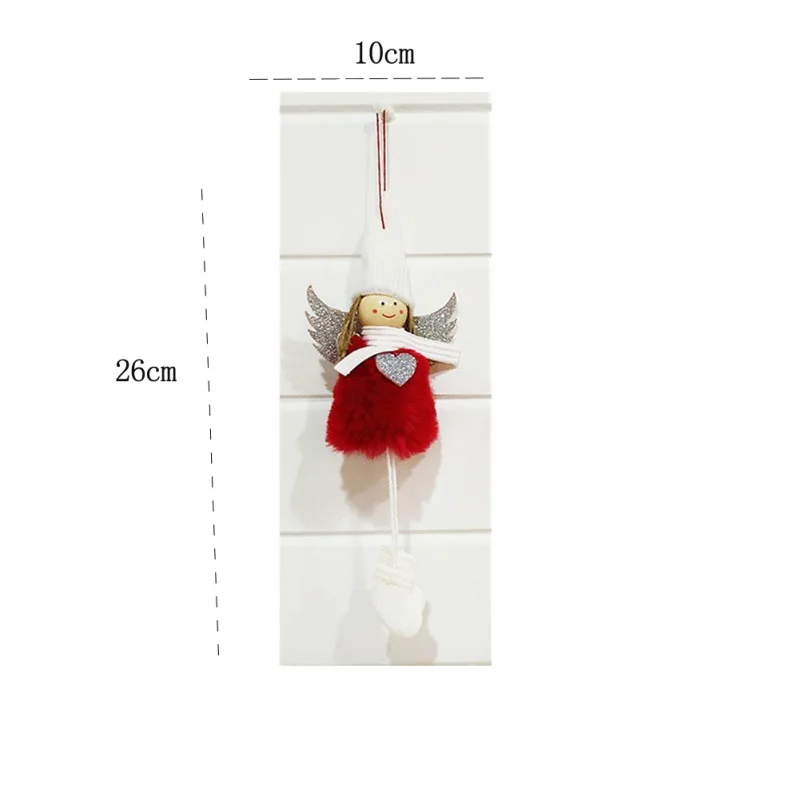 Decoration Hanging Christmas Snowman Tree Pendant Ornaments Gift Santa Claus Elk Reindeer Toy Doll Hang Decorations | Дом и сад