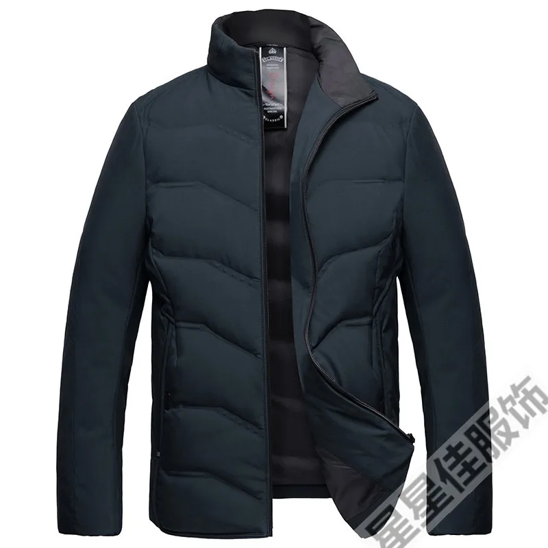 10XL 8XL зимняя куртка на утином пуху для мужчин 90% пуховая тонкая Ультра легкая с