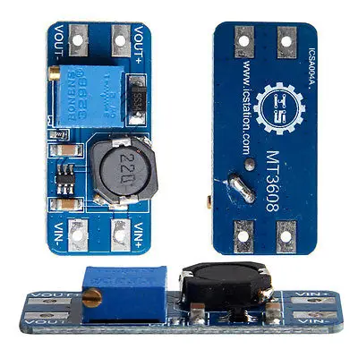 MT3608 DC to Step Up Adjustable Converter Booster Power Supply Module Output 2A |