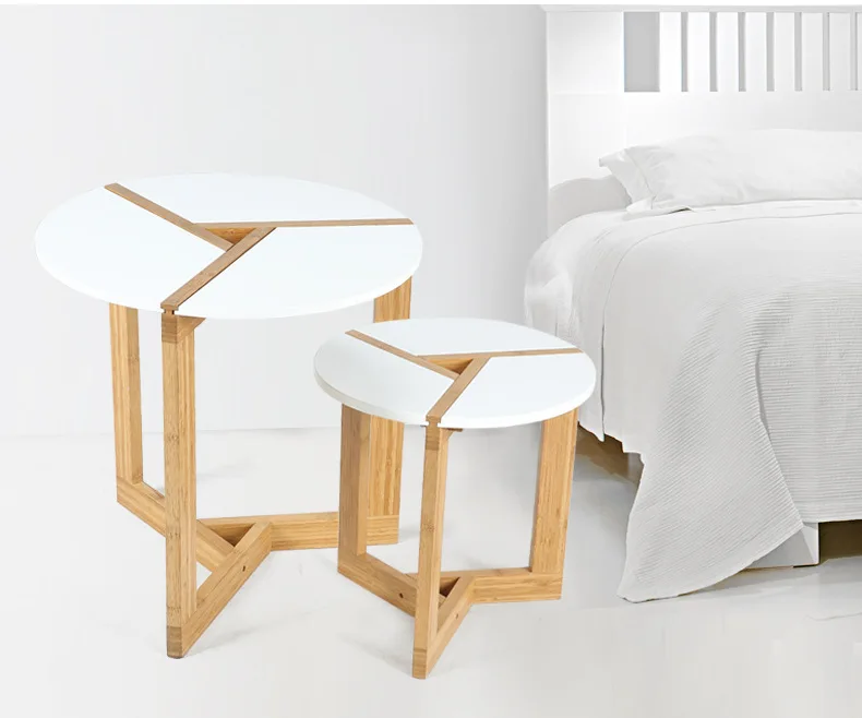 Креативный кофейный столик Круглый Чайный Столик для гостиной боковые столы|round