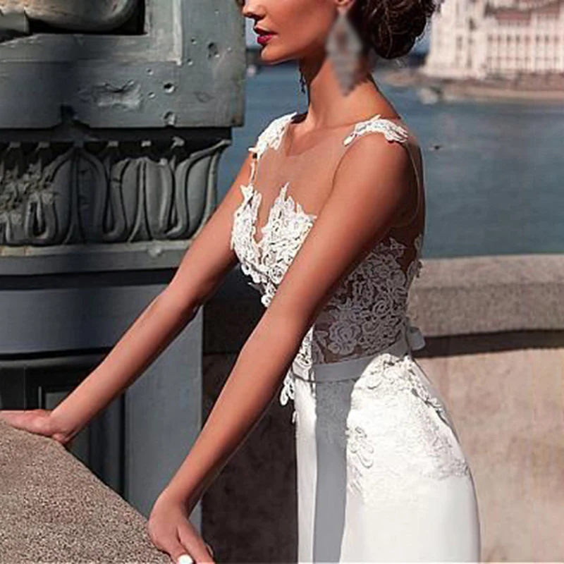 Женское сексуальное свадебное платье с глубоким v-образным вырезом длиной до