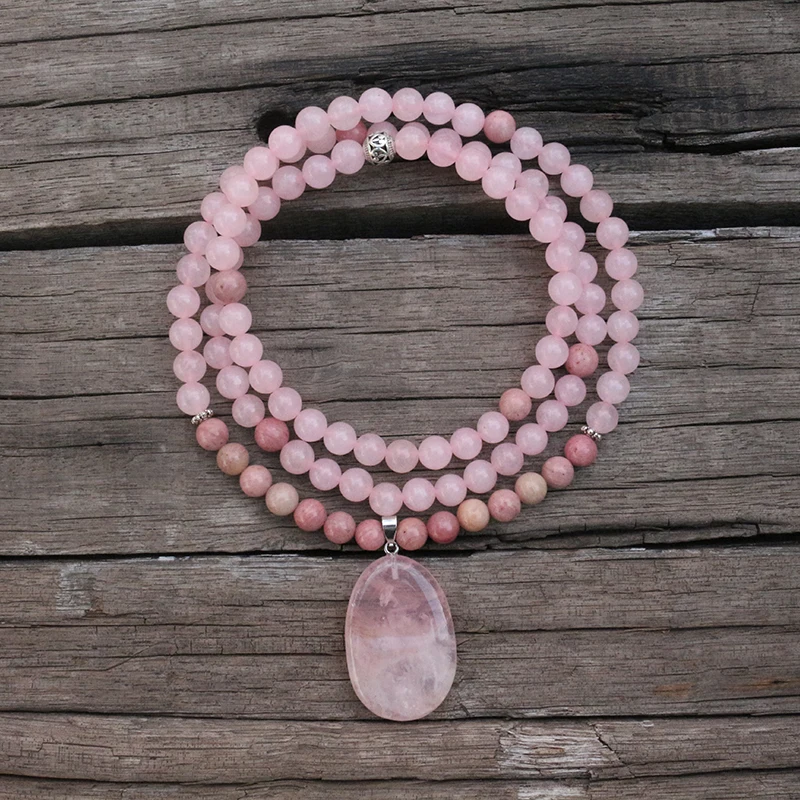 8 мм бусы из натурального камня Rhodrochrosite нежно-розовый любовь наборы джапамала