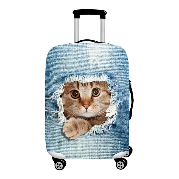Кошачий костюм Чехол Эластичный чехол от пыли Чехол для багажа для 18~ 32 дюймов дорожный пароль чехол тележка высокое качество защитная сумка аксессуары - Цвет: F