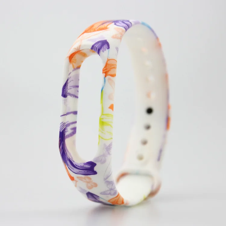 Для Xiaomi mi band 2 ремешок mi band 2 ремешок для часов Ремешок для часов разноцветные силиконовые гелевые Защитные чехлы для кожи новые спортивные - Цвет ремешка: Color20