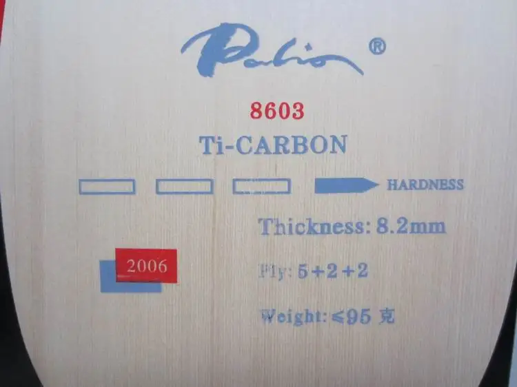 Оригинал Palio 8603 титановая углеродная ракетка для настольного тенниса Японская