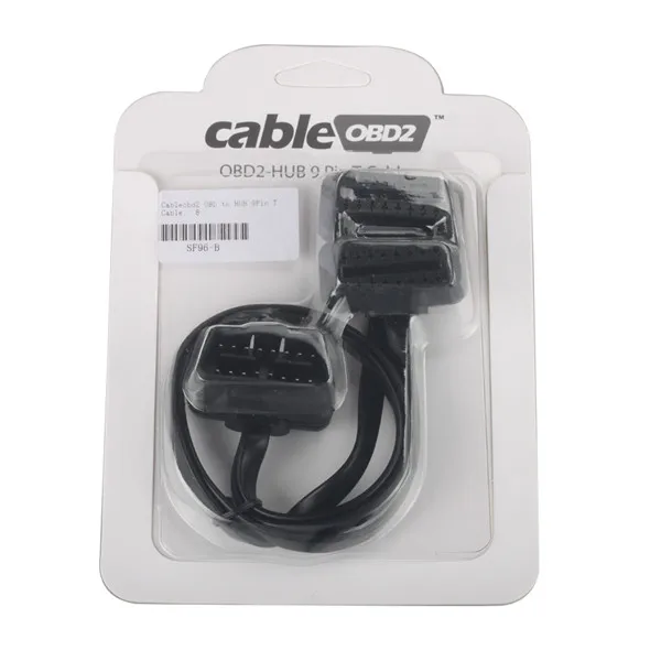 Cableobd2 OBD to HUB 9Pin T Cable for ELM327 AdblueOBD2 NitroOBD2 EcoOBD2 GPS Navigation Devices |