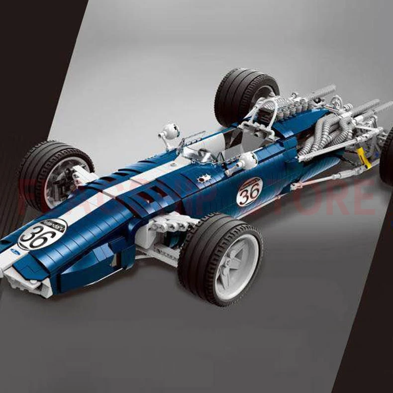 XINGBAO 03022 настоящий синий гоночный автомобиль набор строительных блоков кирпичи