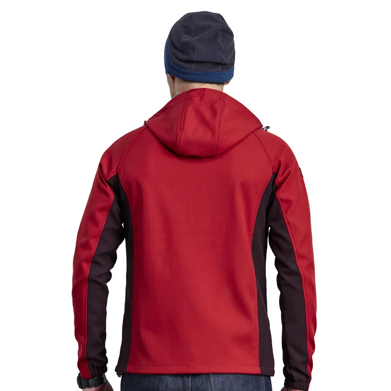 Новинка 2017 года зимние мужские куртки мягкой оболочки Спорт на открытом воздухе